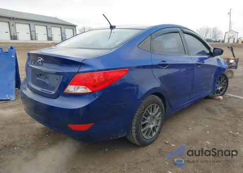 2012 Hyundai Accent Gls из США, поврежденный, VIN KMHCU4AE8CU150675